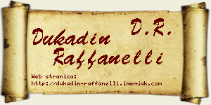 Dukadin Raffanelli vizit kartica